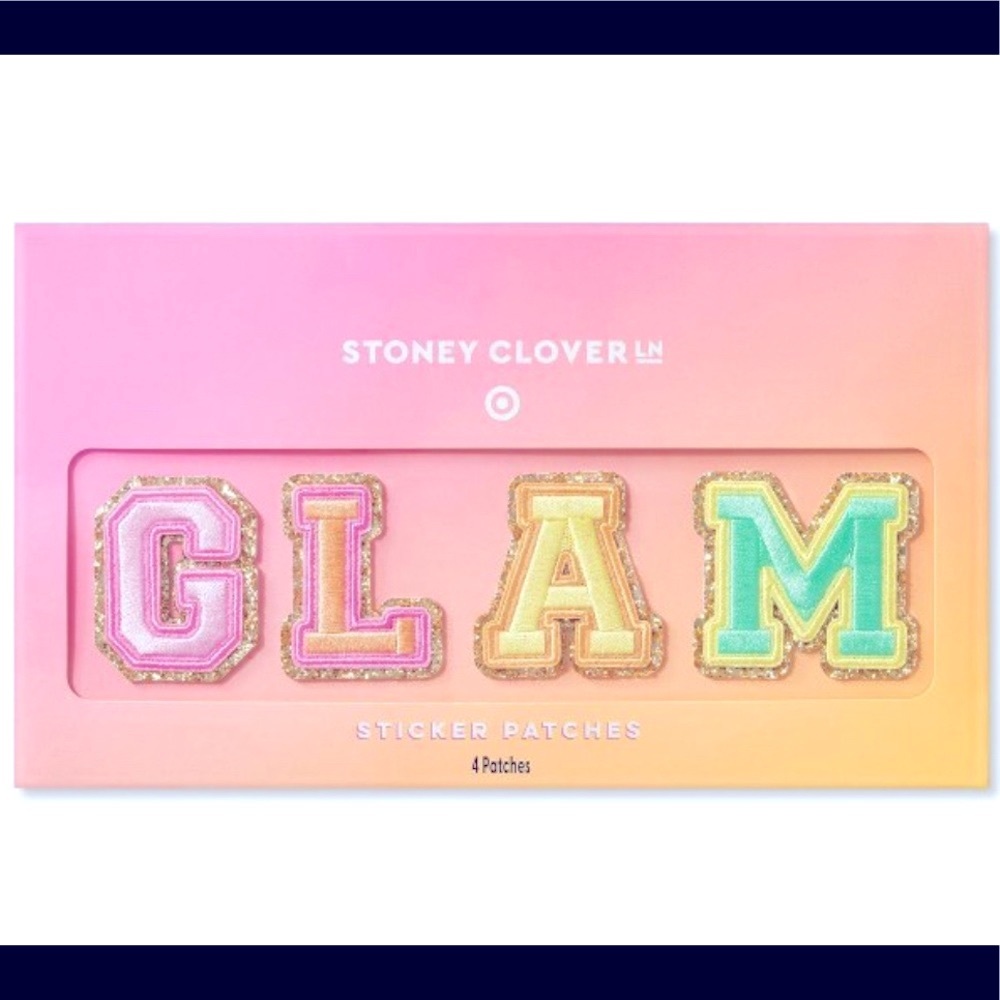 Stoney Clover Lane x Target GLAM Letter Sticker Patches-Preppy style